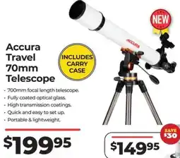 Teds Cameras Accura Travel 70mm Telescope offer