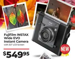 Teds Cameras Fujifilm INSTAX Wide EVO Instant Camera with 3.5″ LCD Screen offer