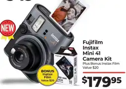 Teds Cameras Fujifilm Instax Mini 41 Camera Kit offer