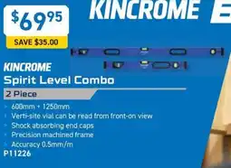Kincrome KINCROME Spirit Level Combo 2 Piece offer