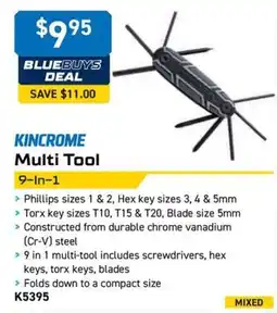 Kincrome KINCROME Multi Tool offer
