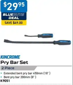 Kincrome KINCROME Pry Bar Set 2 Piece offer