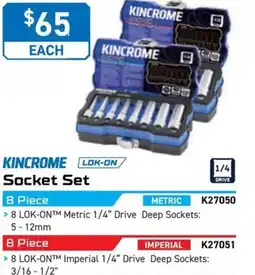Kincrome KINCROME Socket Set offer