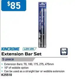 Kincrome KINCROME Extension Bar Set offer