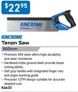 Kincrome KINCROME Tenon Saw 350mm offer