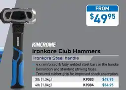 Kincrome KINCROME Ironkore Club Hammers Ironkore Steel handle offer