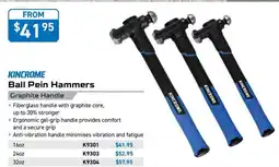 Kincrome KINCROME Ball Pein Hammers Graphite Handle offer