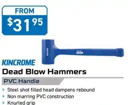 Kincrome KINCROME Dead Blow Hammers PVC Handle 48oz offer