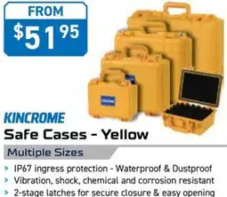 Kincrome KINCROME Safe Cases - Yellow Multiple Sizes offer