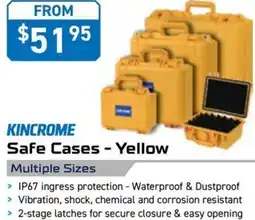 Kincrome KINCROME Safe Cases - Yellow Multiple Sizes offer