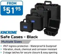 Kincrome KINCROME Safe Cases - Black Multiple Sizes offer