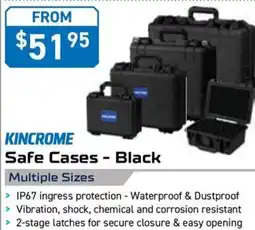 Kincrome KINCROME Safe Cases - Black offer