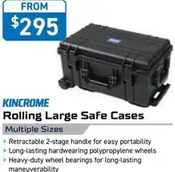 Kincrome KINCROME Rolling Large Safe Cases Multiple Sizes offer