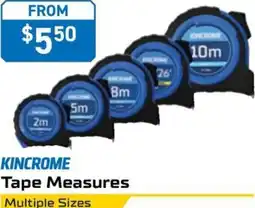 Kincrome KINCROME Tape Measures Multiple Sizes 10m Metric offer