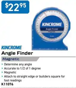 Kincrome KINCROME Angle Finder Magnetic offer
