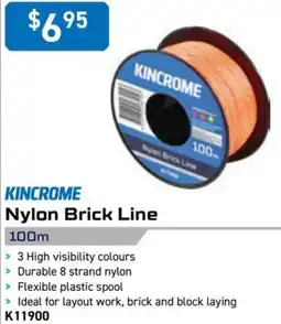Kincrome KINCROME Nyton Brick Line 100mm offer