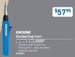 Kincrome KINCROME Soldering Iron Butane 3-In-1 offer