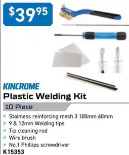 Kincrome KINCROME Plastic Welding Kit 10 Piece offer