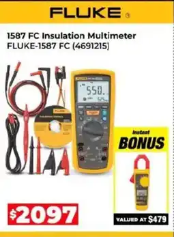 Sydney Tools FLUKE 1587 FC Insulation Multimeter FLUKE-1587 FC offer