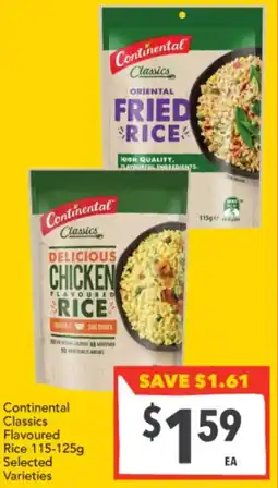 Supa Valu Continental Classics Flavoured Rice offer