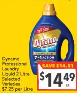 Supa Valu Dynamo Professional Laundry Liquid Selected offer