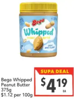 Supa Valu Bega Whipped Peanut Butter offer