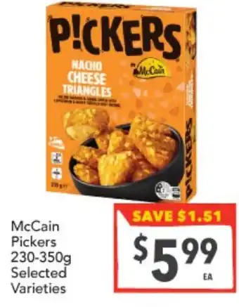 Supa Valu McCain Pickers Selected Varieties offer