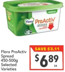 Supa Valu Flora ProActiv Spread Selected Varieties offer