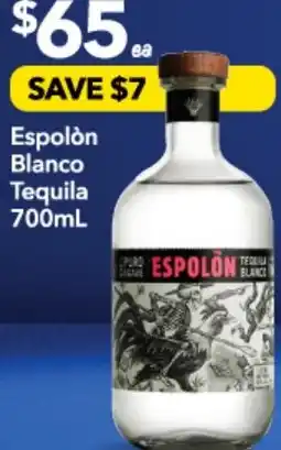 Supa Valu Espolòn SKYY Blanco Tequila offer