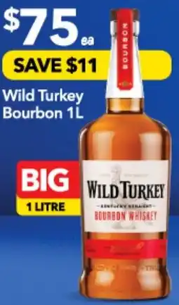 Supa Valu Wild Turkey Bourbon offer