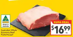 Supa Valu Australian Whole Economy Beef Porterhouse offer