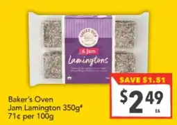 Supa Valu Baker's Oven Jam Lamington offer