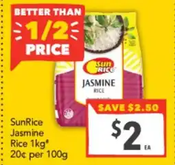 Supa Valu SunRice Jasmine Rice offer