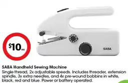 Coles SABA Handheld Sewing Machine offer
