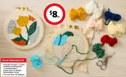 Coles Punch Embroidery Kit offer