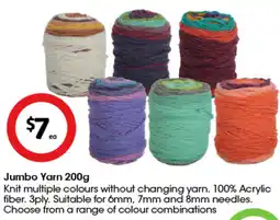 Coles Jumbo Yarn offer