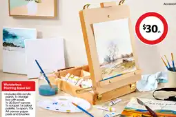 Coles Wonderbox Painting Easel Set offer