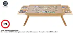 Coles Verve Jigsaw Foldable Table offer
