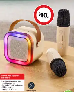 Coles Bump Mini Karaoke Machine offer