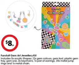 Coles Funstuff Gem Art Jewellery Kit offer