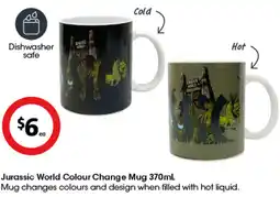 Coles Jurassic World Colour Change Mug offer