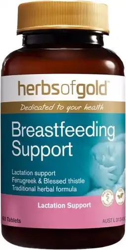 healthylife Herbs of Gold Breastfeeding Support offer
