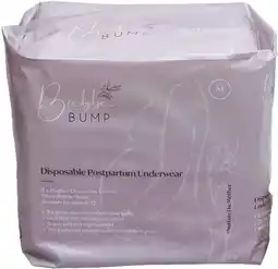 healthylife Bubba Bump Disposable Postpartum Underwear M offer