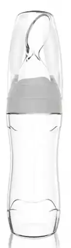 healthylife Haakaa Silicone Baby Food Dispensing Spoon Grey offer
