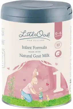 healthylife LittleOak Goat's Milk Infant Formula Stage 1 offer