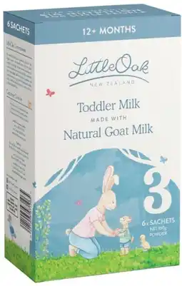 healthylife LittleOak Goat's Milk Toddler Sachets Stage 3 offer