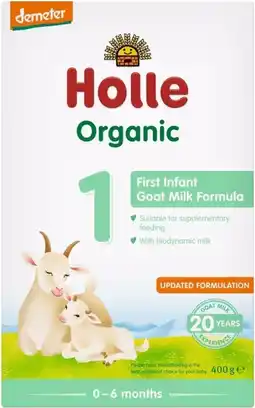 healthylife Holle Organic Goat Milk Infant Formula 1 with DHA offer
