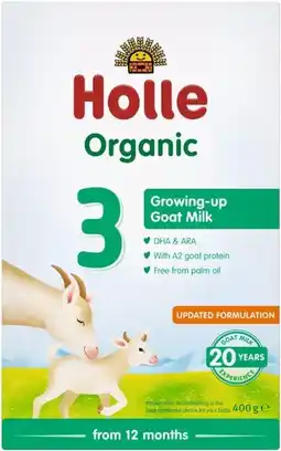 healthylife Holle Organic Goat Milk Toddler Formula 3 with DHA offer