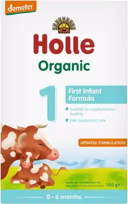 healthylife Holle Organic Cow Milk Infant Formula 1 with DHA offer