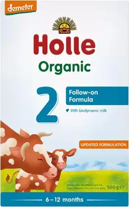 healthylife Holle Organic Cow Milk Infant Follow-On Formula 2 with DHA offer